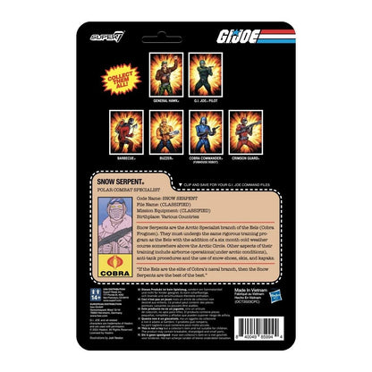 G.I. Joe ReAction Action Figure Wave 8 - Cobra Snow Serpent