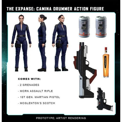 *PRE-ORDER Nacelle Toys The Expanse 7 Inch Scale Action Figure Wave 1 - Camina Drummer