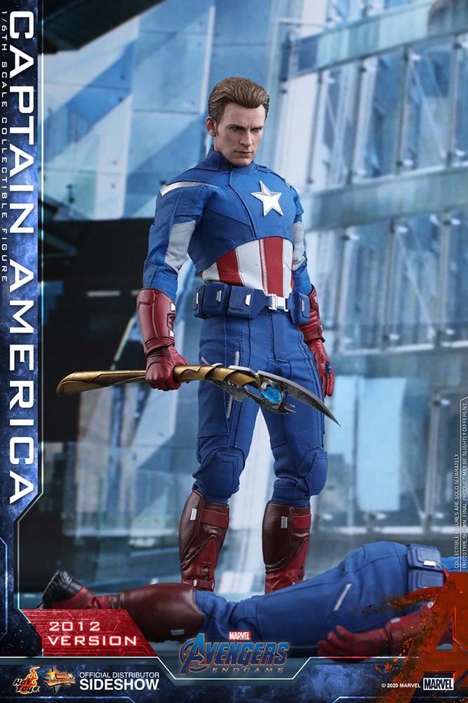 Captain America (2012 Version) - Marvel Hot Toys Collectibles 1/6 Scale Action Figure