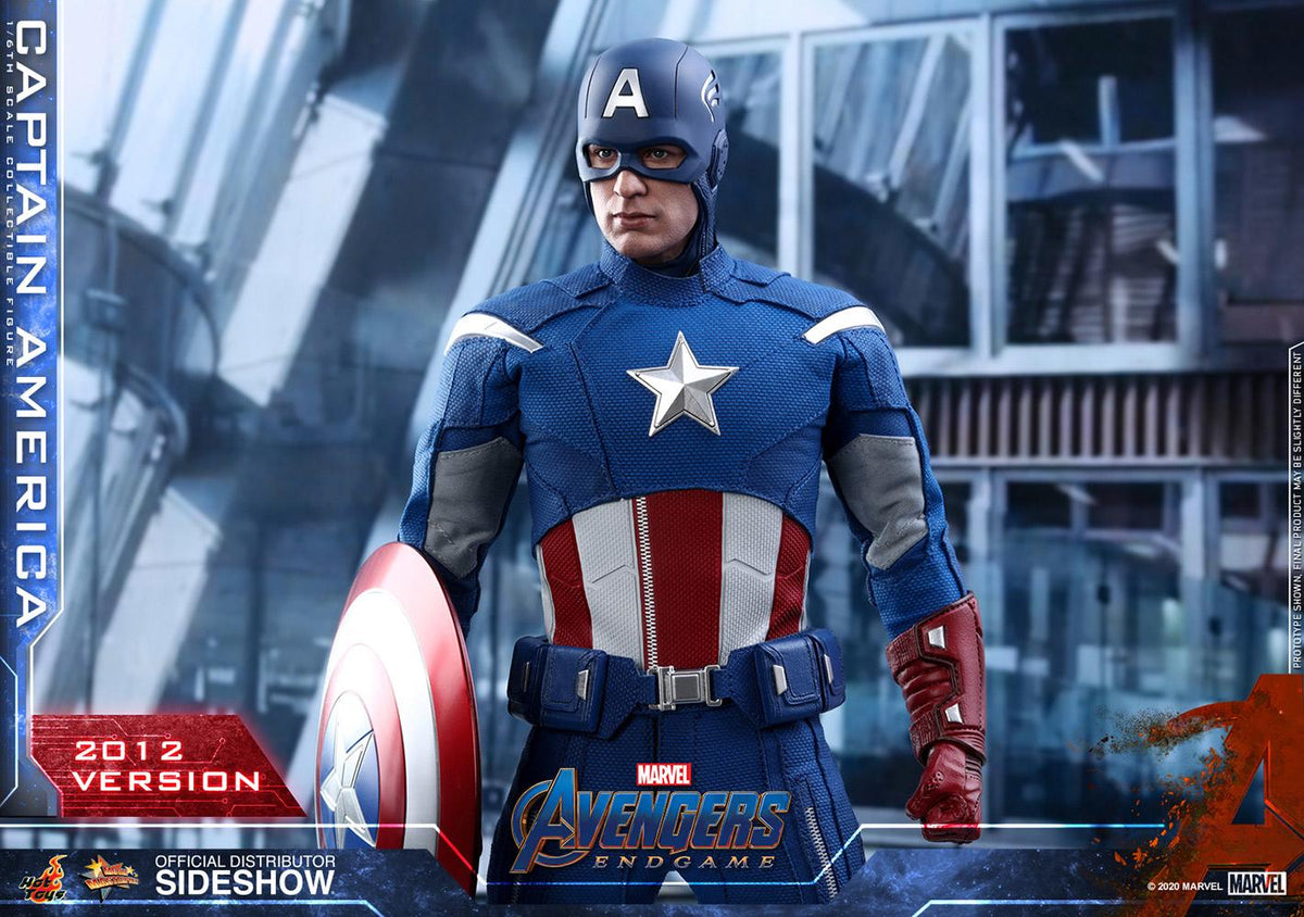 Captain America (2012 Version) - Marvel Hot Toys Collectibles 1/6 Scale Action Figure