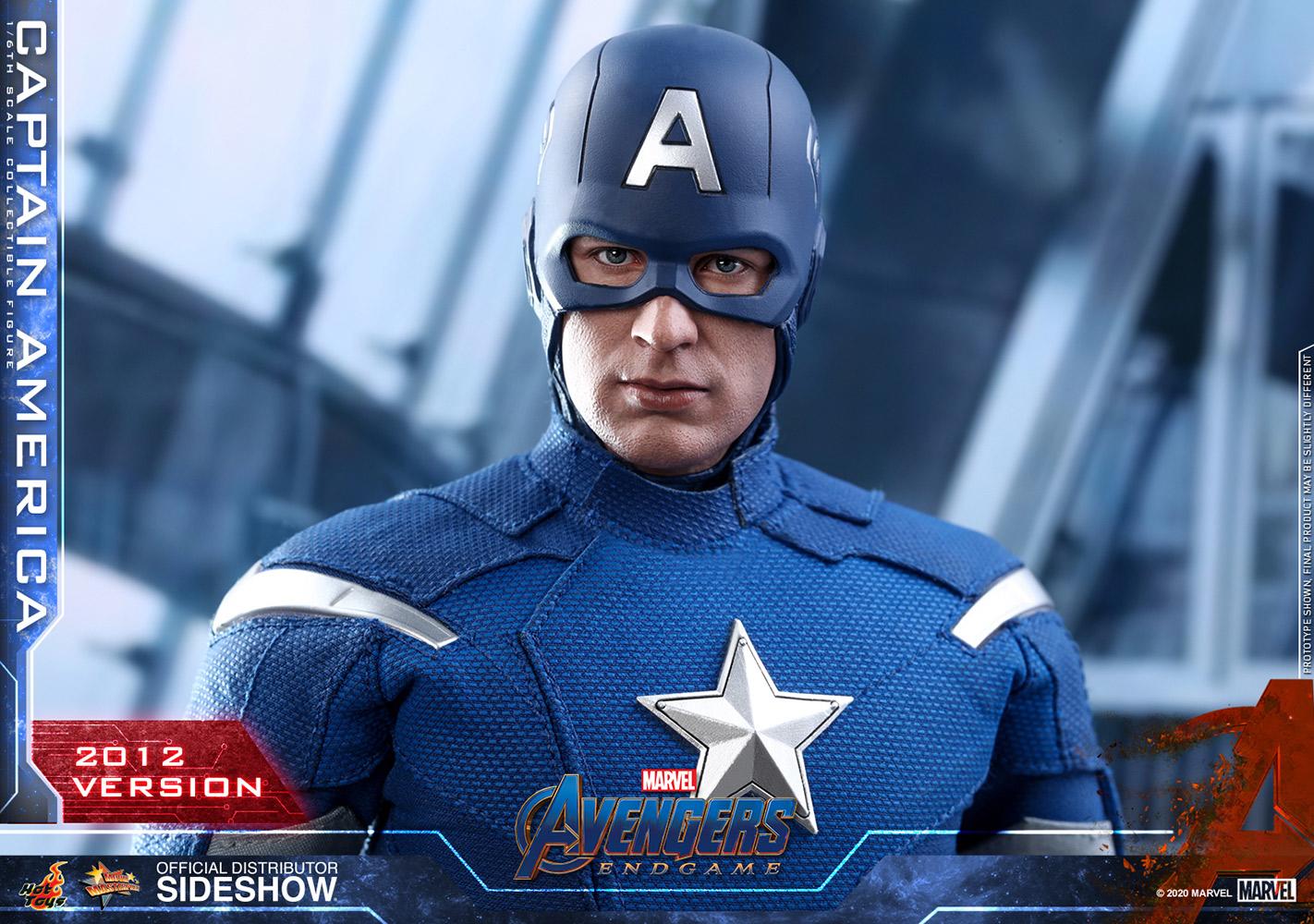 Captain America (2012 Version) - Marvel Hot Toys Collectibles 1/6 Scale Action Figure