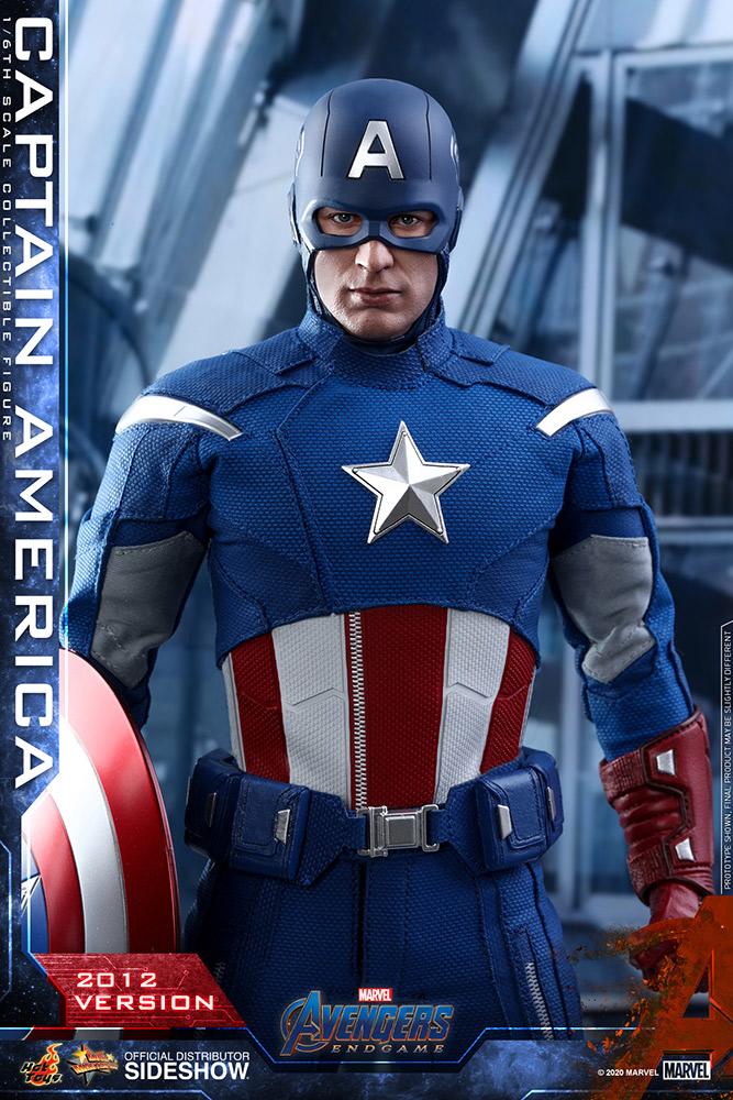Captain America (2012 Version) - Marvel Hot Toys Collectibles 1/6 Scale Action Figure