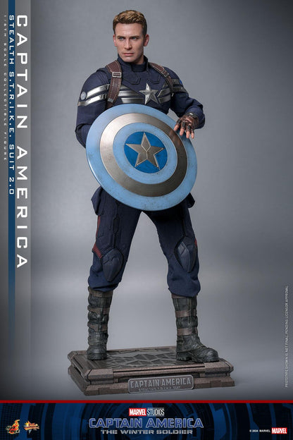Captain America (Stealth Strike Suit 2.0) - Marvel Captain America: The Winter Soldier Hot Toys Collectibles 1/6 Scale Action Figure