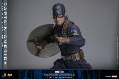 Captain America (Stealth Strike Suit 2.0) - Marvel Captain America: The Winter Soldier Hot Toys Collectibles 1/6 Scale Action Figure