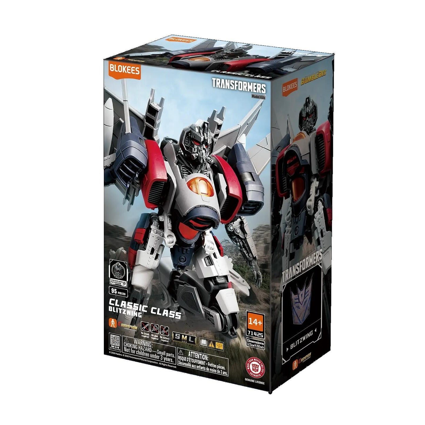 Transformers Classic Class Blokees 5 Inch Model Kit Class 25 - Blitzwing