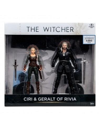 The Witcher Netflix 7 Inch Action Figure 2-Pack - Geralt and Ciri (Season 3)