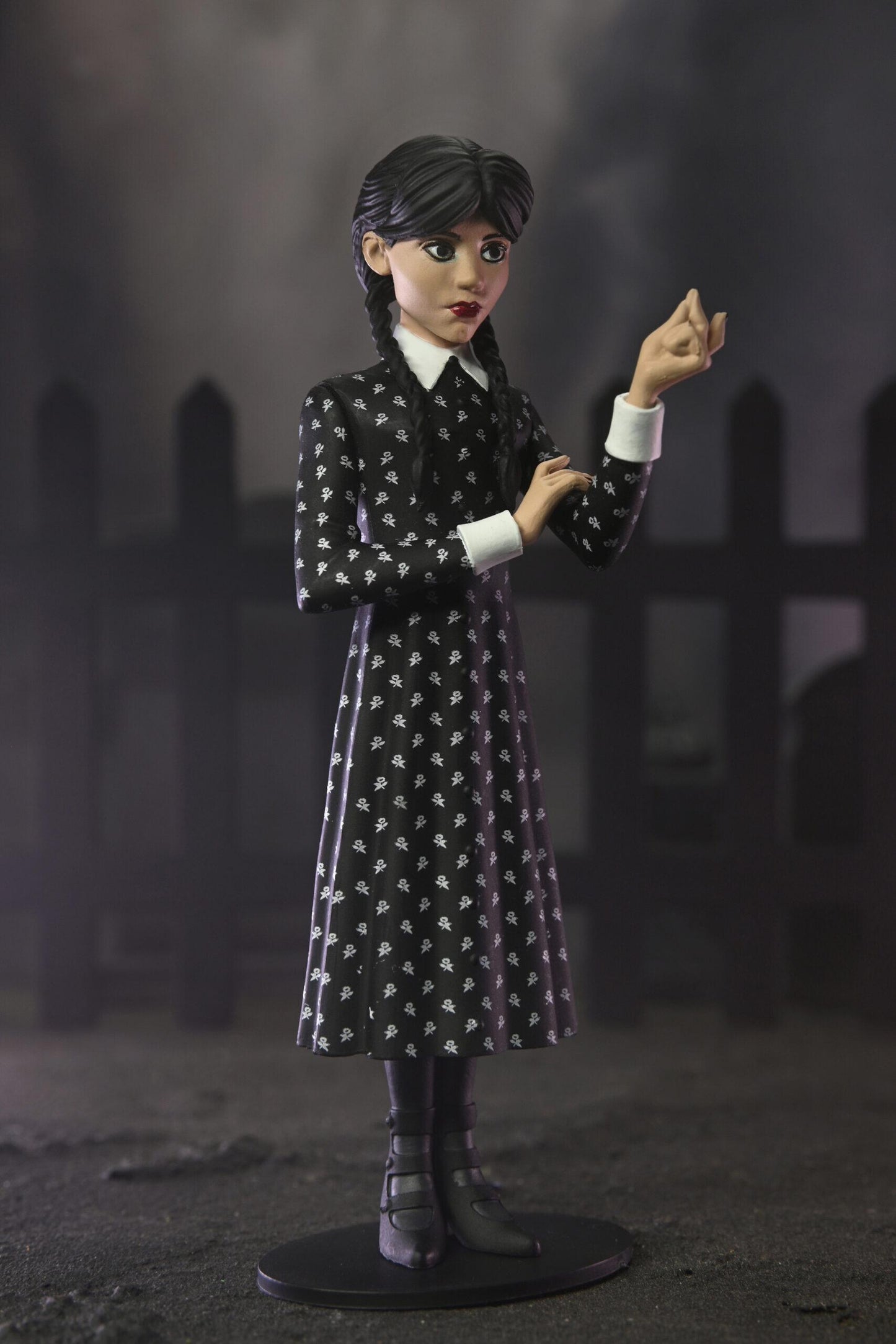 Wednesday Toony Terrors 6 Inch Scale Action Figure Series 1 - Wednesday (Classic Dress)