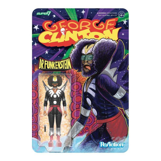 George Clinton ReAction Action Figure Wave 1  - George Clinton (Dr Funkenstein)