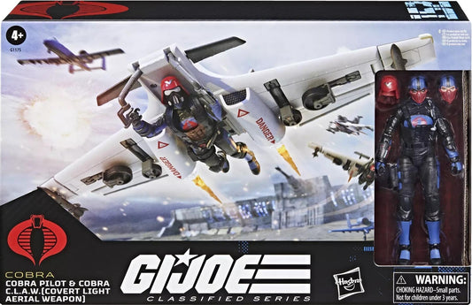G.I. Joe Classified Series #152 Action Figure - Cobra Pilot & C.L.A.W.
