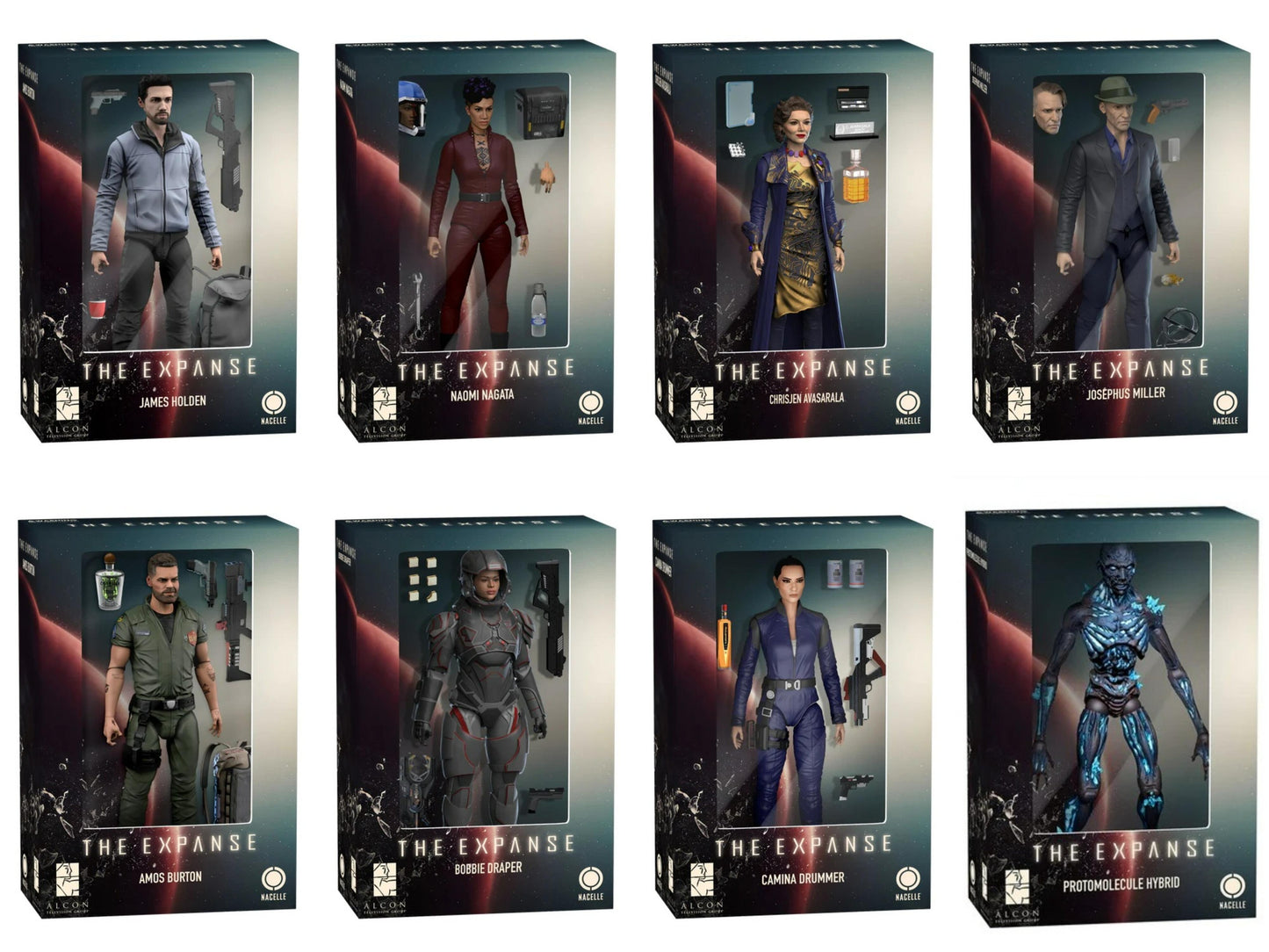 *PRE-ORDER Nacelle Toys The Expanse 7 Inch Scale Action Figure Wave 1 - Set of 8