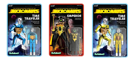 Micronauts ReAction+ Action Figure Wave 03 - Set of 3