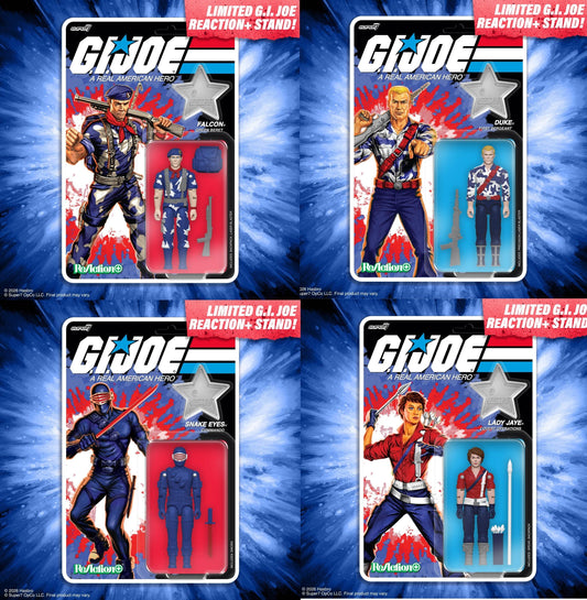*PRE-ORDER G.I. Joe ReAction+ Action figure Wave 08 - Set of 4
