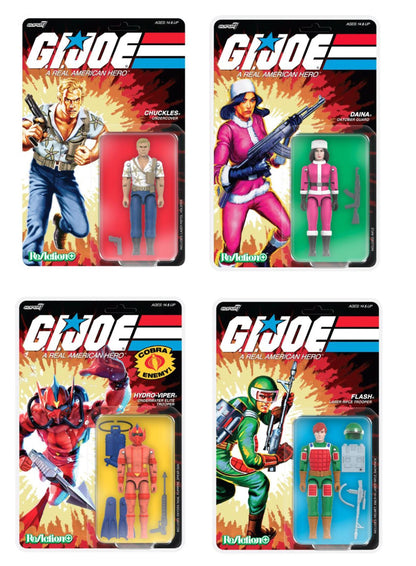 G.I. Joe ReAction+ Action Figure Wave 07 - Set of 4