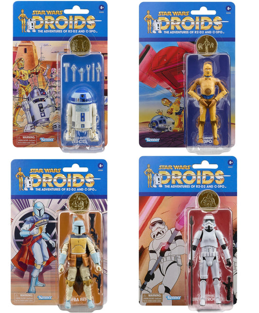 *PRE-ORDER Star Wars Droids Black Series 6 Inch Action Figure - Set of 4