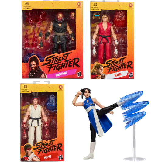 *PRE-ORDER Street Fighter (2026) 6 Inch Deluxe Action Figure Wave 1 - Set of 4