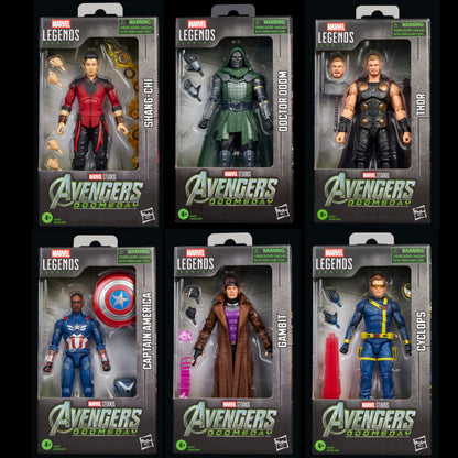 *PRE-ORDER Marvel Legends 6 Inch Action Figure Avengers Doomsday Wave 1 - Set of 6