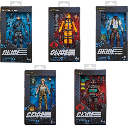 PRE-ORDER G.I. Joe Classified Series 6 Inch Scale Action Figure - Set of 5
