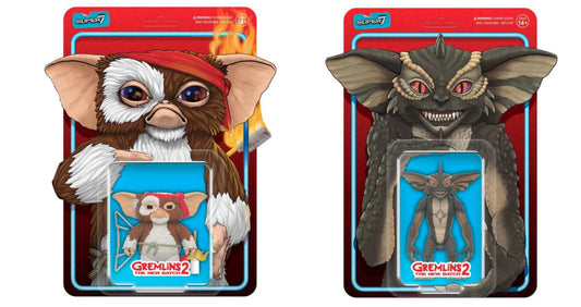 Gremlins ReAction Action Figures - Set of 2 (Character Card)