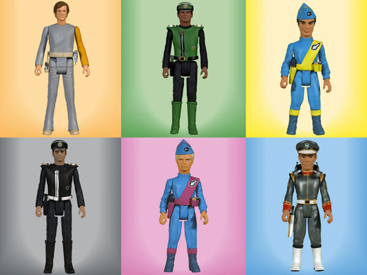 The Anderson Collection 3.75 Scale Action Figure Wave 2 - Set of 6