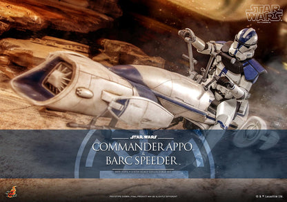 Clone Commander Appo with Barc Speeder - Star Wars Hot Toys Exclusive Collectibles 1/6 Scale Action Figure