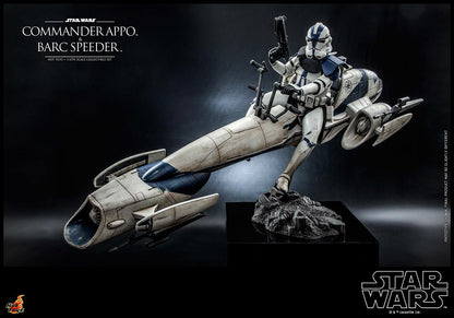 Clone Commander Appo with Barc Speeder - Star Wars Hot Toys Exclusive Collectibles 1/6 Scale Action Figure