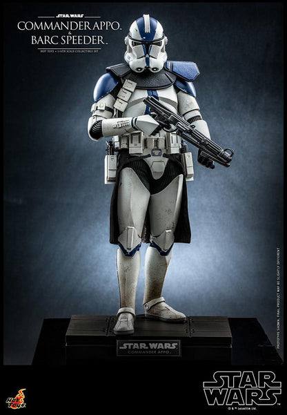 Clone Commander Appo with Barc Speeder - Star Wars Hot Toys Exclusive Collectibles 1/6 Scale Action Figure