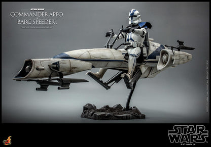 Clone Commander Appo with Barc Speeder - Star Wars Hot Toys Exclusive Collectibles 1/6 Scale Action Figure