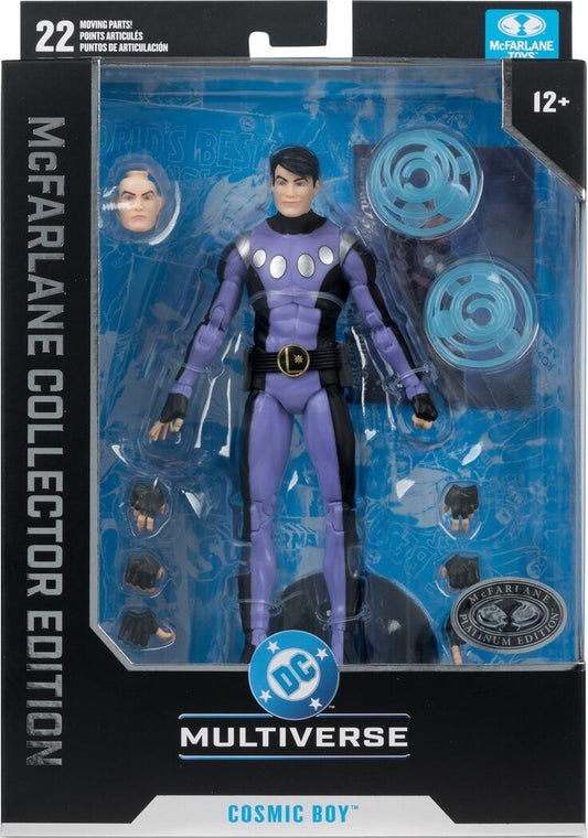 DC McFarlane Collector Edition #51 7 Inch Action Figure - Cosmic Boy (Platinum Edition)