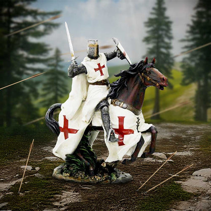 Nemesis Now Templar Knight 5 Inch Resin Collectible Figurine - Take To Your Steed