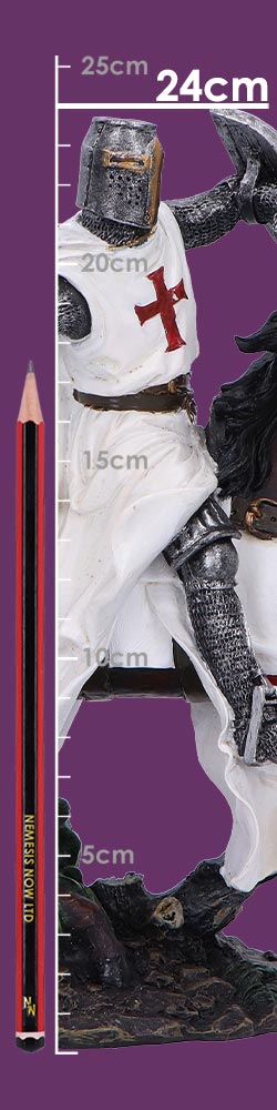 Nemesis Now Templar Knight 5 Inch Resin Collectible Figurine - Take To Your Steed