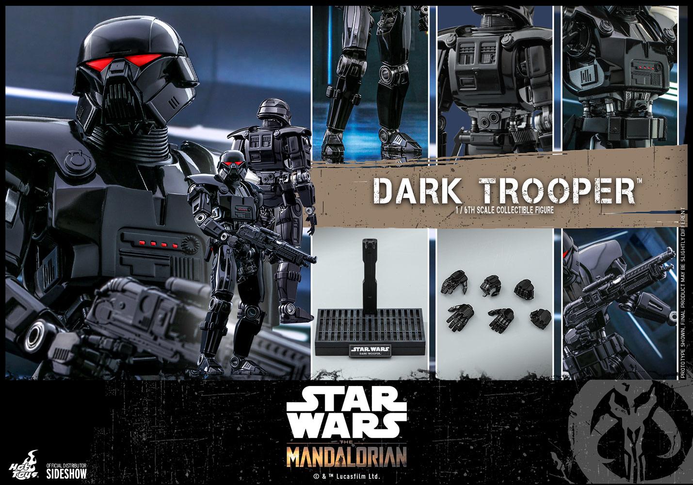 Dark Trooper (The Mandalorian) - Star Wars Hot Toys Collectibles 1/6 Scale Action Figure