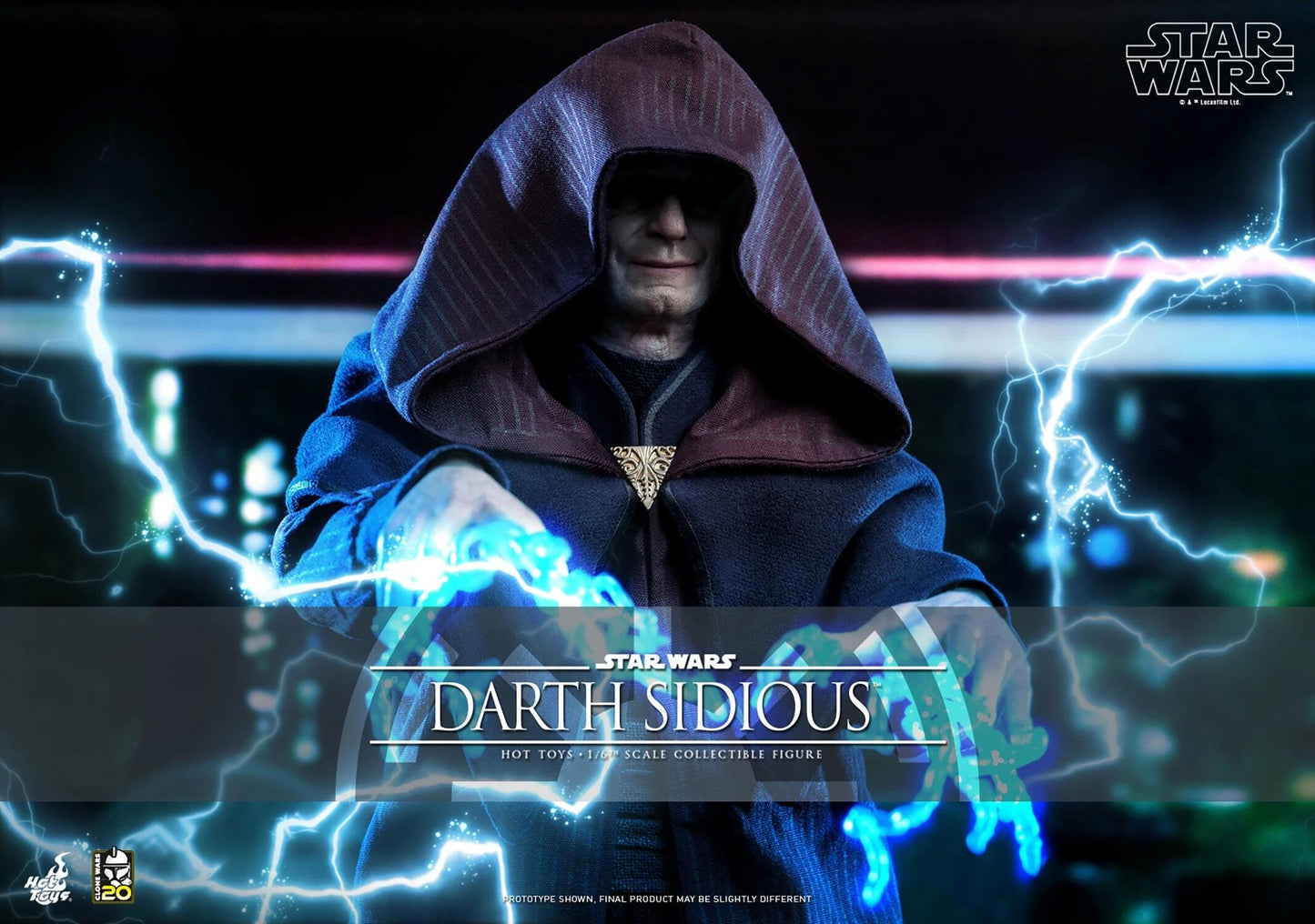 Darth Sidious - Star Wars Hot Toys Exclusive Collectibles 1/6 Scale Action Figure