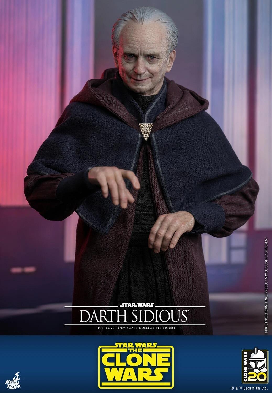 Darth Sidious - Star Wars Hot Toys Exclusive Collectibles 1/6 Scale Action Figure