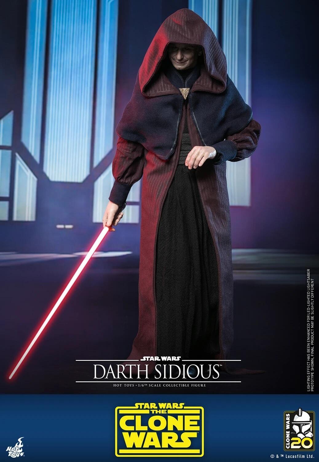 Darth Sidious - Star Wars Hot Toys Exclusive Collectibles 1/6 Scale Action Figure