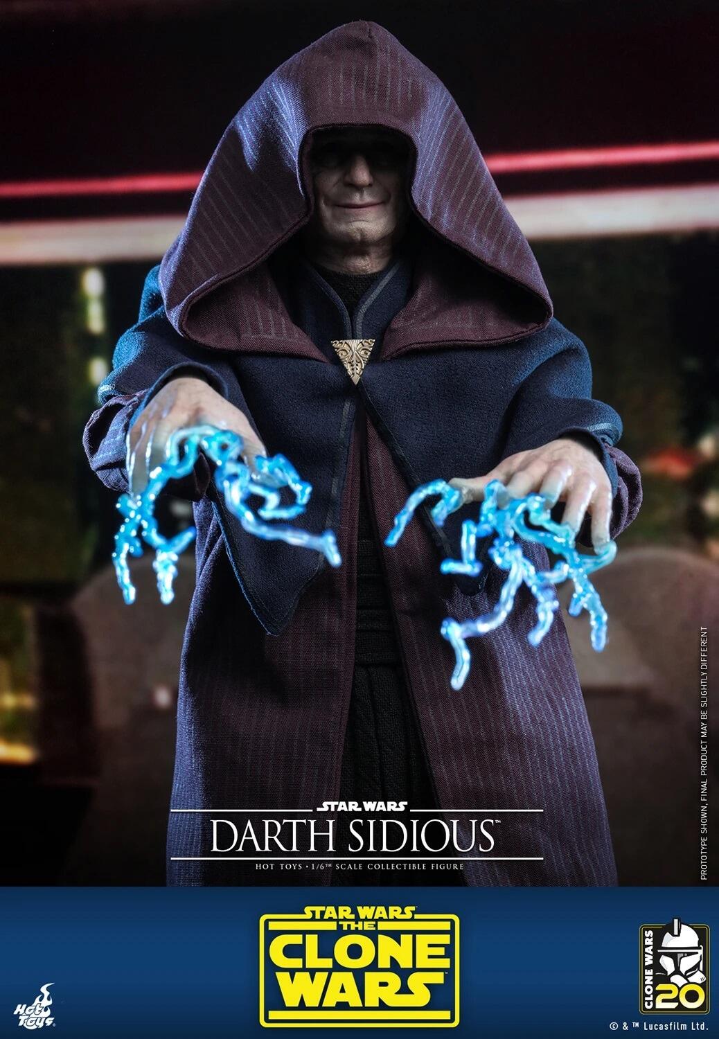 Darth Sidious - Star Wars Hot Toys Exclusive Collectibles 1/6 Scale Action Figure