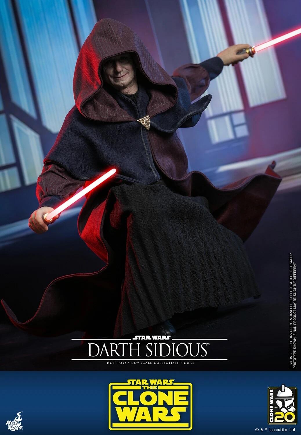 Darth Sidious - Star Wars Hot Toys Exclusive Collectibles 1/6 Scale Action Figure