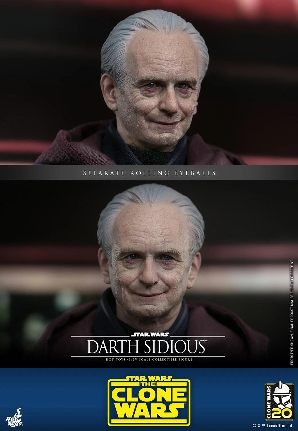 Darth Sidious - Star Wars Hot Toys Exclusive Collectibles 1/6 Scale Action Figure