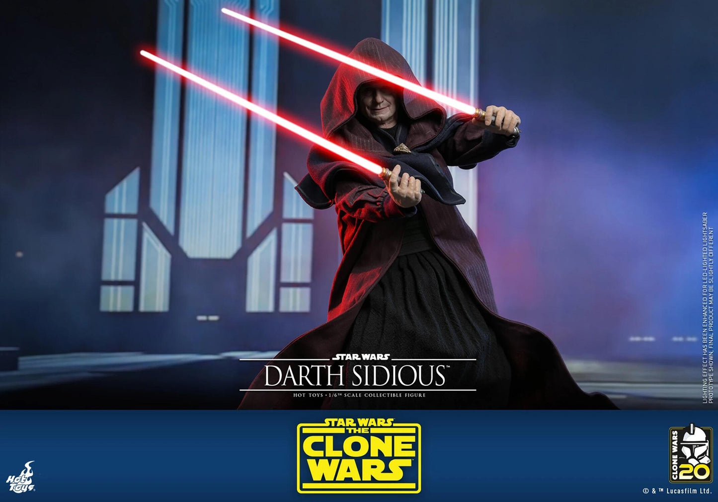 Darth Sidious - Star Wars Hot Toys Exclusive Collectibles 1/6 Scale Action Figure