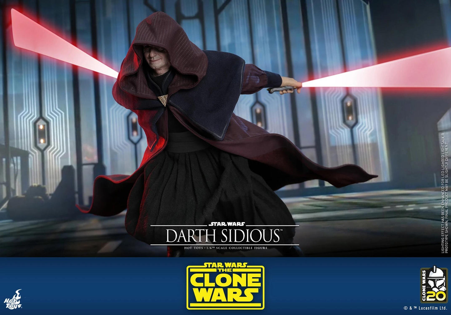 Darth Sidious - Star Wars Hot Toys Exclusive Collectibles 1/6 Scale Action Figure