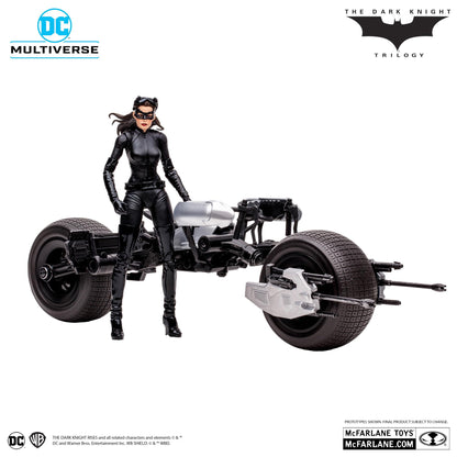 DC Multiverse 7 Inch Action Figure - Catwoman & Batpod (The Dark Knight Rises) (Gold Label)