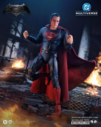 DC Multiverse 7 Inch Theatrical Action Figure - Superman Heat Vision (2016 Batman Vs Superman)