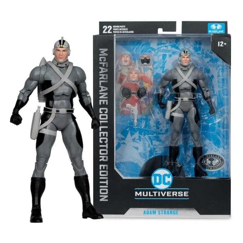 DC McFarlane Collector Edition 7 Inch Action Figure Wave 10 - Adam Strange (Platinum Edition)