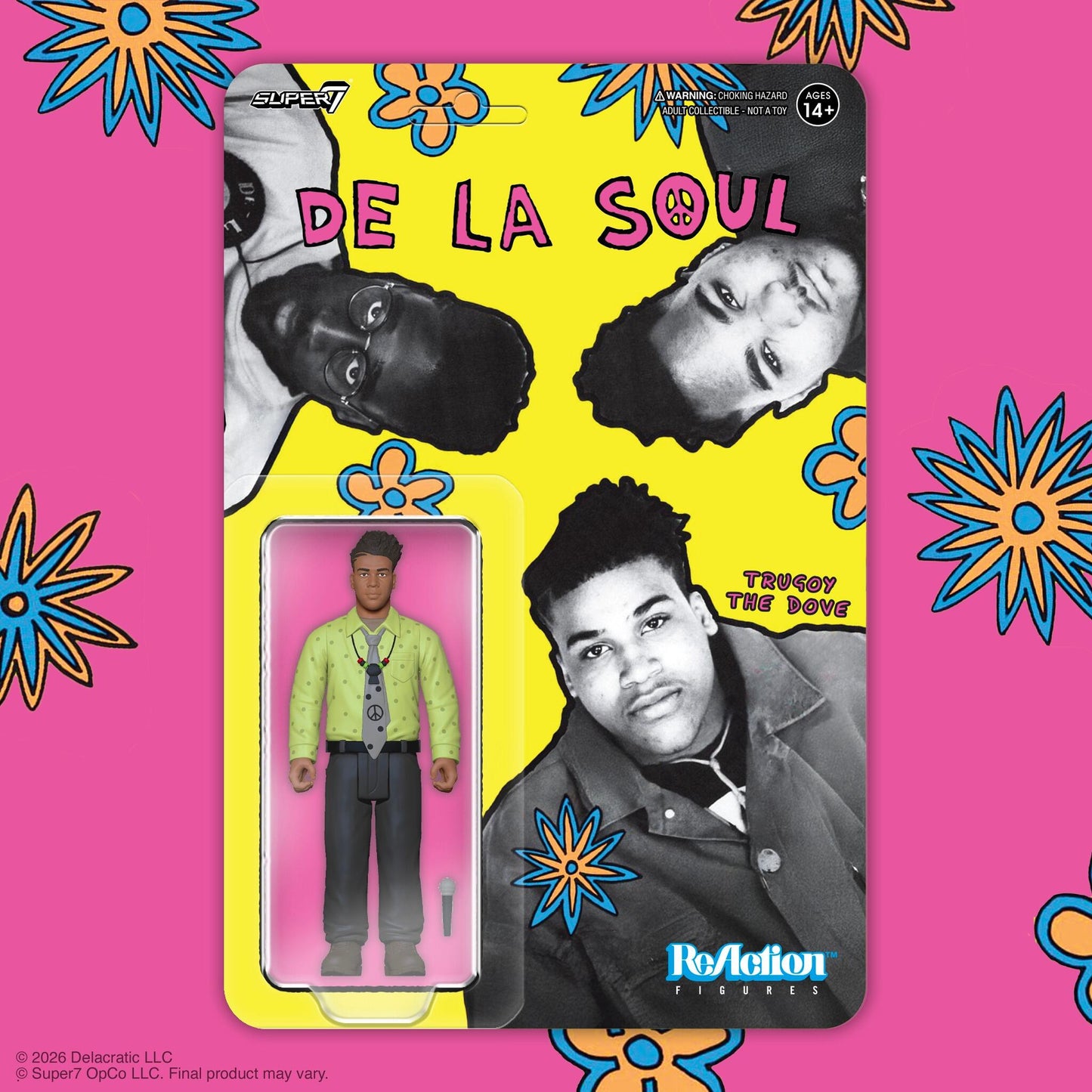 *PRE-ORDER De La Soul  ReAction Action Figure Wave 01 David Trugoy the Dove Jolicoeur  (Me, Myself & I)