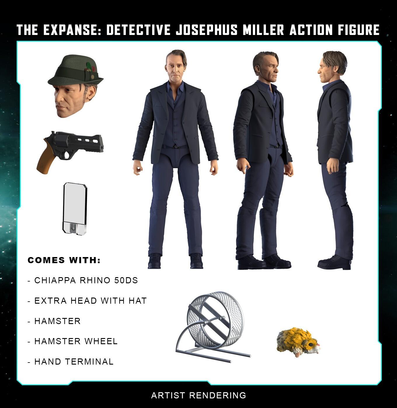 *PRE-ORDER Nacelle Toys The Expanse 7 Inch Scale Action Figure Wave 1 - Detective Josephus Miller