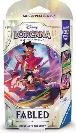 Disney Lorcana Fabled Trading Card Game - Starter Deck (Max Goof & Powerline)