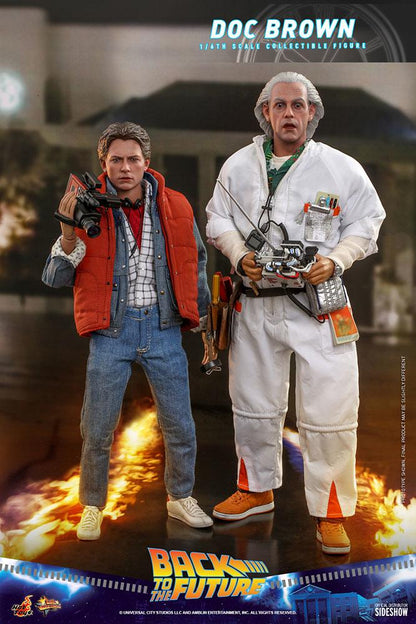 Doc Brown - Back To The Future Hot Toys Collectibles 1/6 Scale Action Figure