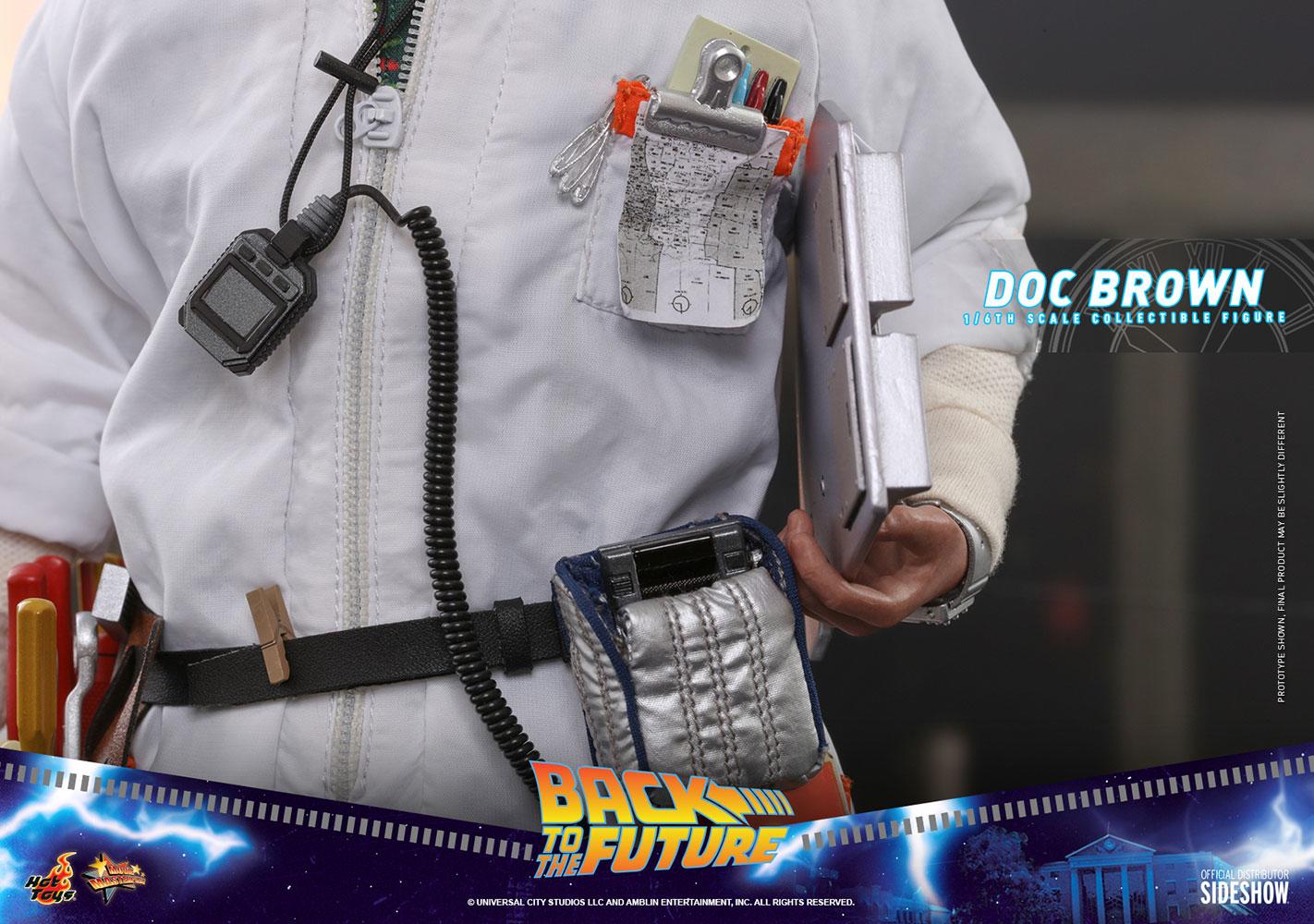 Doc Brown - Back To The Future Hot Toys Collectibles 1/6 Scale Action Figure