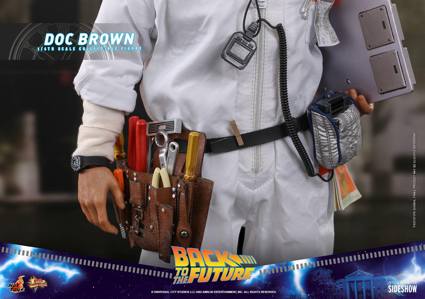 Doc Brown - Back To The Future Hot Toys Collectibles 1/6 Scale Action Figure