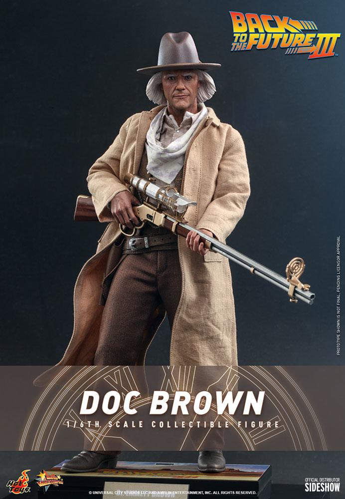 Doc Brown - Back To The Future III Hot Toys Collectibles 1/6 Scale Action Figure