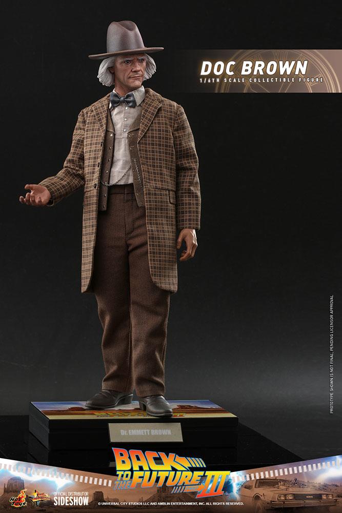 Doc Brown - Back To The Future III Hot Toys Collectibles 1/6 Scale Action Figure